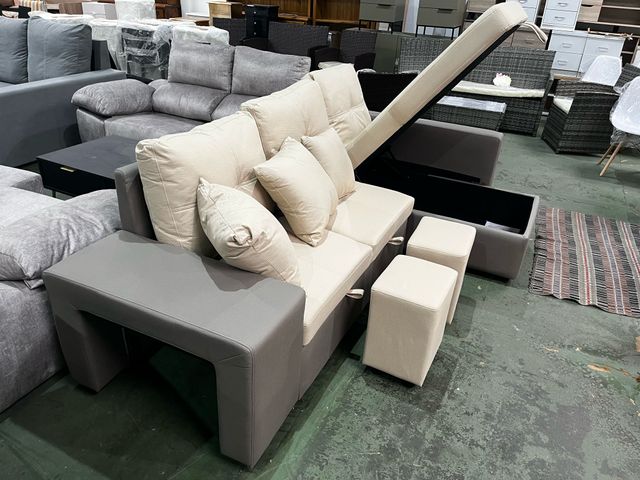 SOFA CHAISSELONGUE CON ARCON! Se hace cama