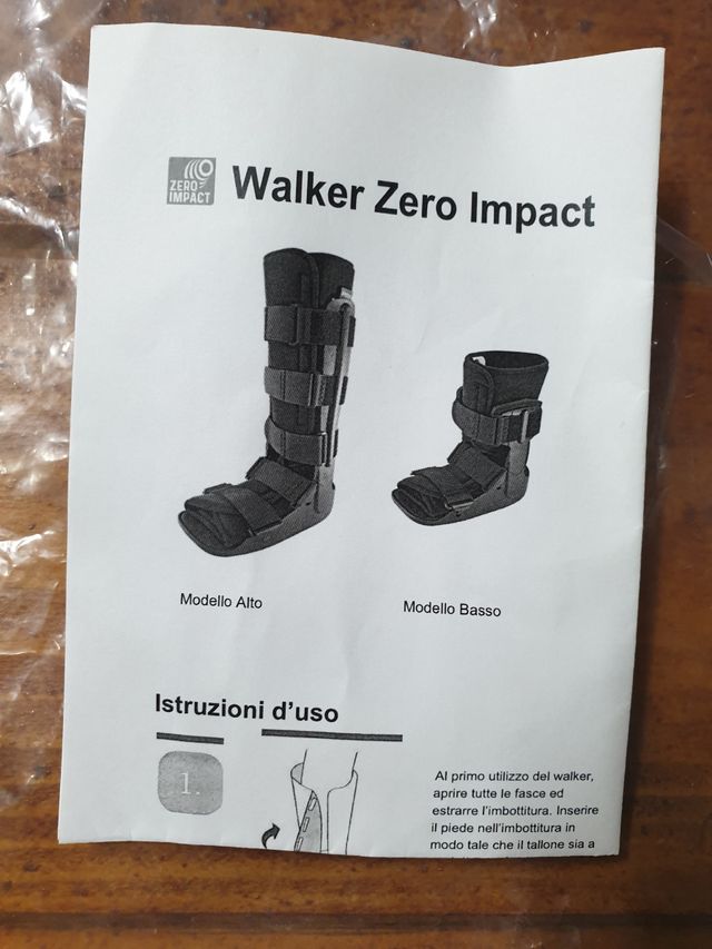 Tutore piede/caviglia/gamba + salvagesso