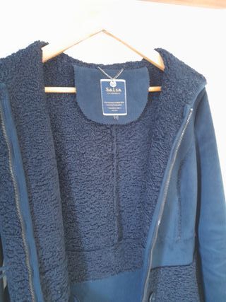 Abrigo mujer Salsa talla S azul marino