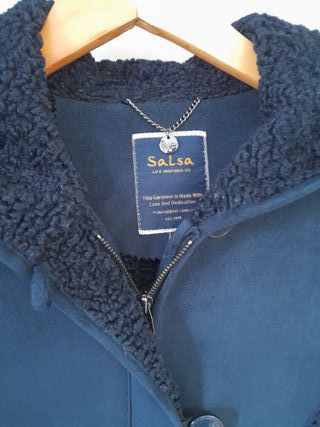 Abrigo mujer Salsa talla S azul marino