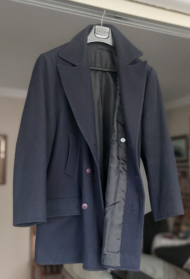 Abrigo azul marino