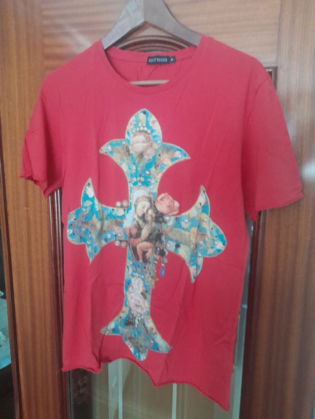 Camiseta estampada hombre "virgen