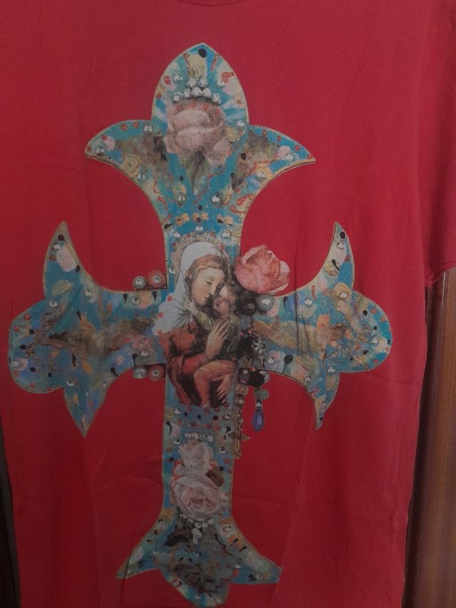 Camiseta estampada hombre "virgen