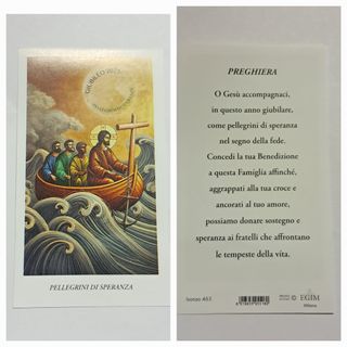 100 santini holy card GIUBILEO 2025 Egim 465