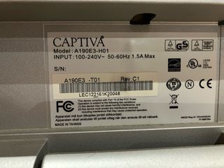 Pantalla ordenador CAPTIVA