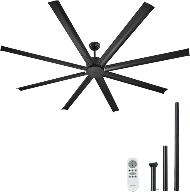 Ventilatore da Soffitto da 213 cm Senza Luce