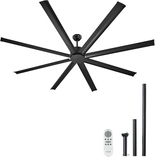 Ventilatore da Soffitto da 213 cm Senza Luce