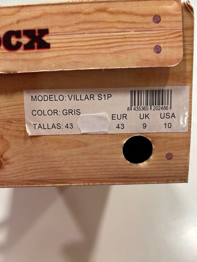 Bota de trabajo n.43