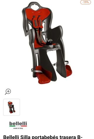 Sillita niňo bicicleta belleli