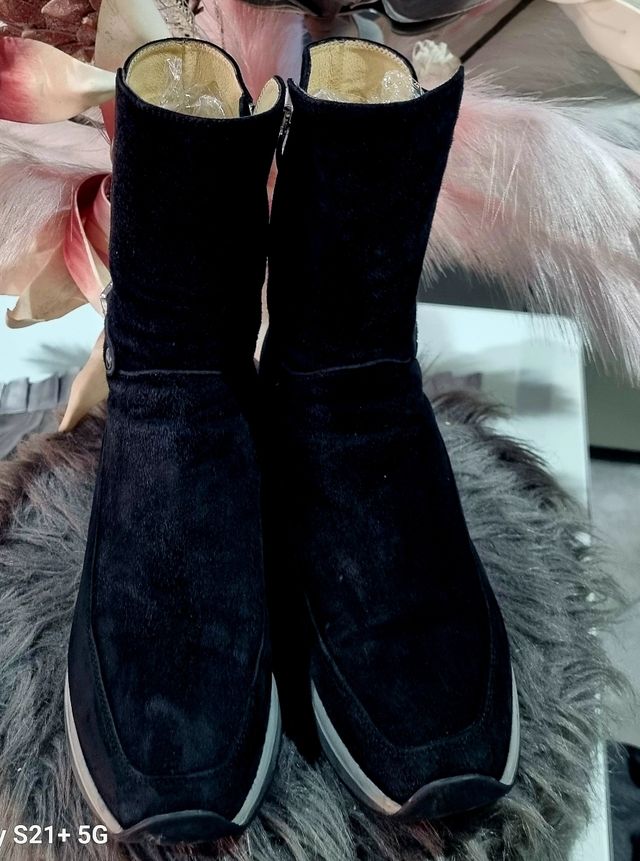 Stivaletti in vera pelle scamosciat n 41