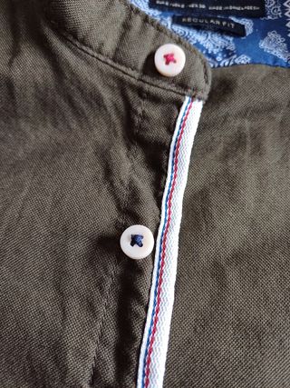Camisa Verde Zara Talla S