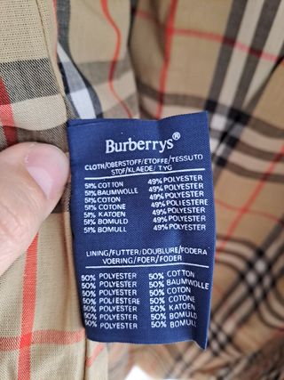 Gabardina Burberrys