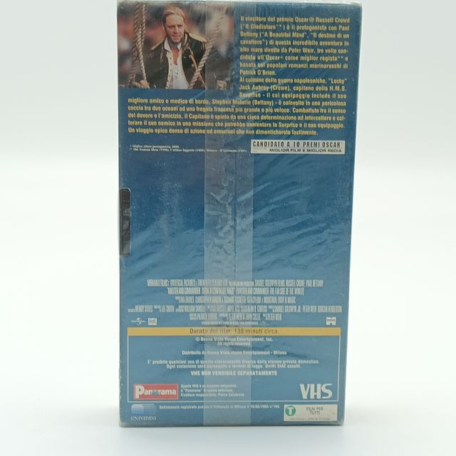 VHS Russel Crowe Sfida ai Confini del Mare Italian