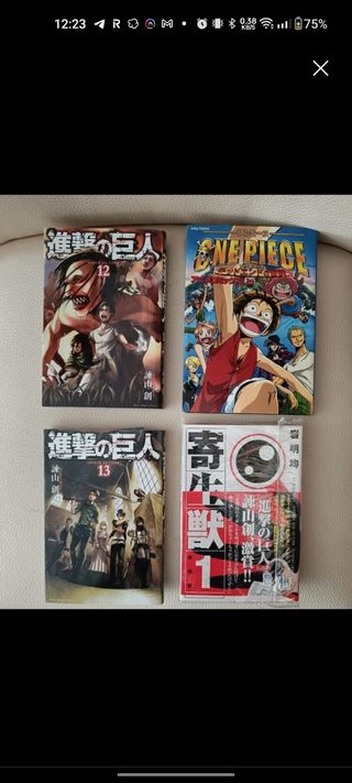 Mangas originales en japonés
