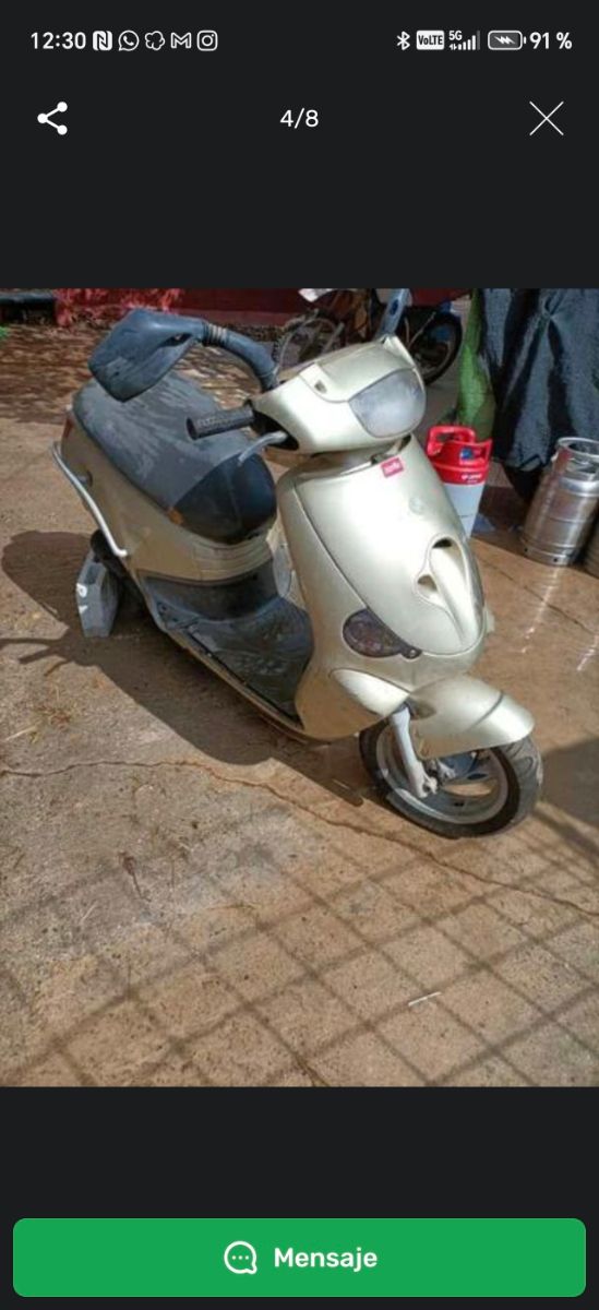 Moto para piezas sin papeles