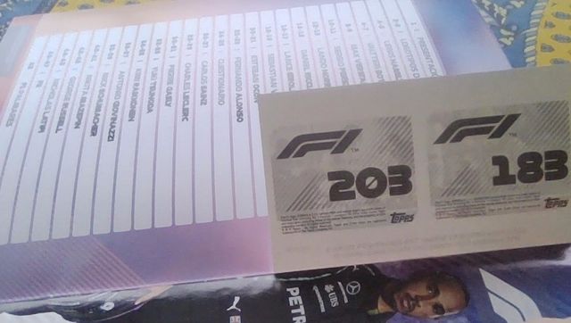 Álbum vacío F1 Topps 2021
