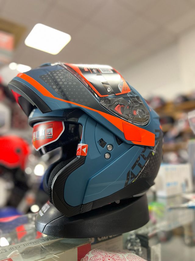 CASCO MT ADVENTURE B7 , AZUL MATE