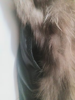 Chaquetón zorro plateado T 40-42