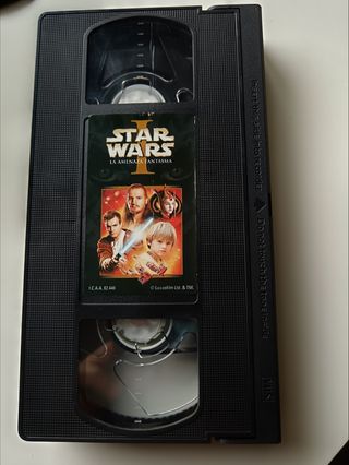 VHS Star Wars La amenaza fantasma
