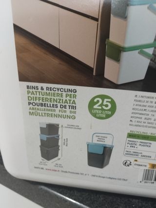 Cubo de reciclaje