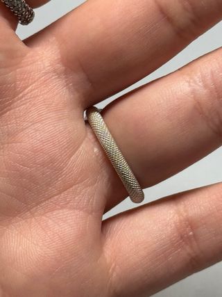 Anillo Mesh y Perla Tous