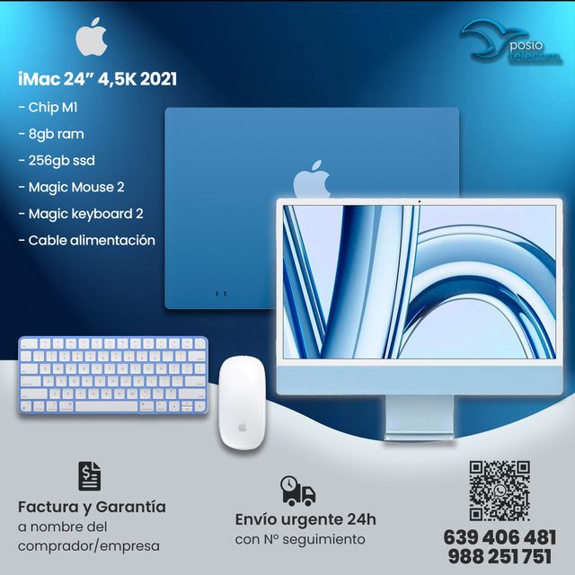 Apple iMac M1 8GB 24" 4,5K 2021