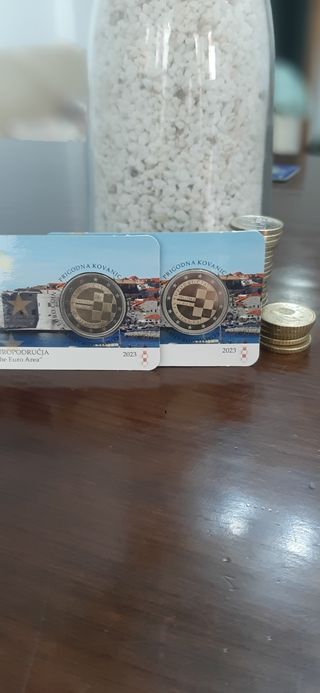 Error Croacia 2023 Coincard 2 euros conmemorativa 