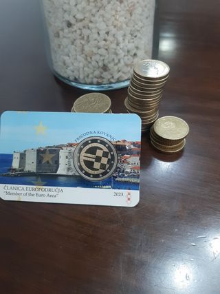 Error Croacia 2023 Coincard 2 euros conmemorativa 