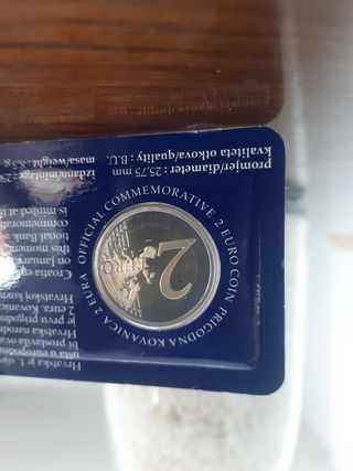 Error Croacia 2023 Coincard 2 euros conmemorativa 