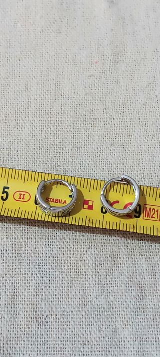 Pendientes plata aros celtas