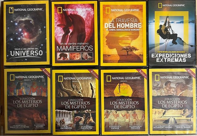 8 DOCUMENTALES EN DVD NATIONAL GEOGRAPHIC