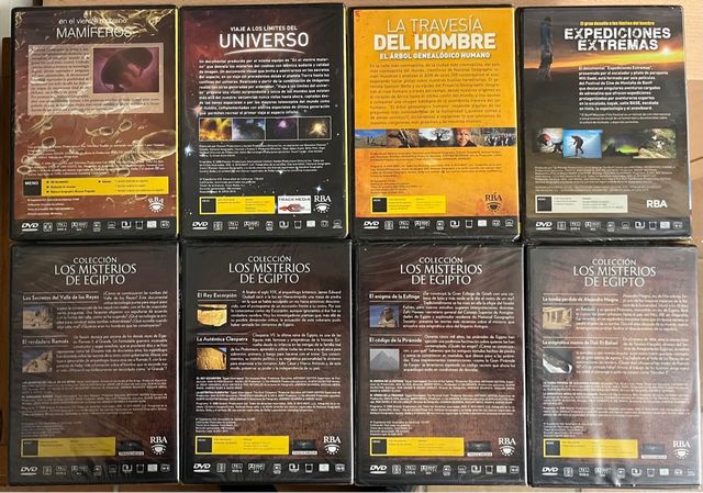 8 DOCUMENTALES EN DVD NATIONAL GEOGRAPHIC
