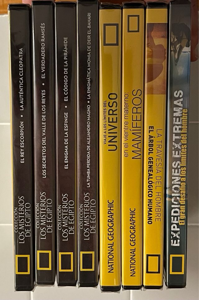 8 DOCUMENTALES EN DVD NATIONAL GEOGRAPHIC