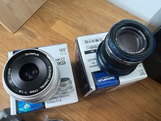Olympus OMD EM10 mark 3  5 objetivos