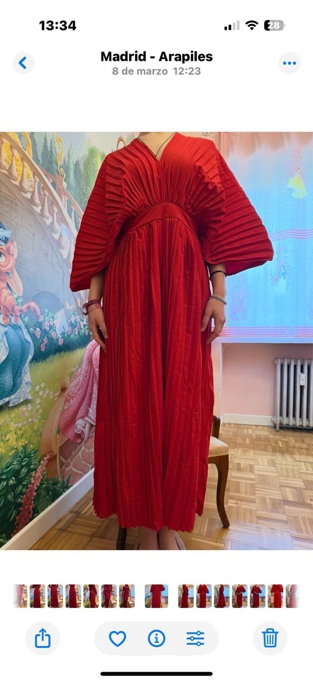 Elegante vestido fiesta celebracion a estrenar