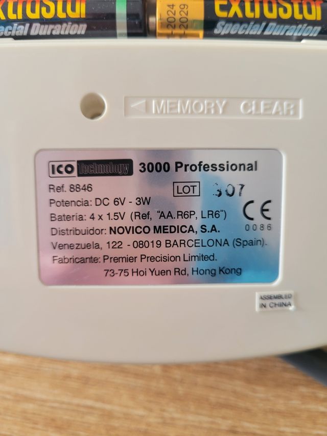 Tensiometro ICO 3000 Profesional