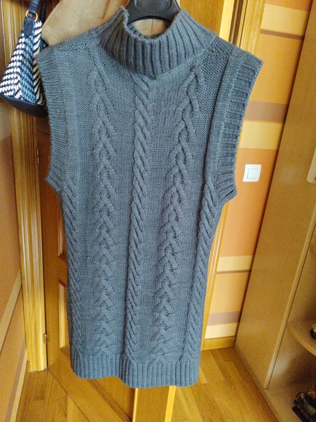 Vestido tipo chaleco sin manga