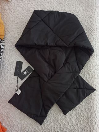 Sciarpa piumino Primadonna nera