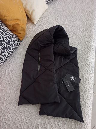 Sciarpa piumino Primadonna nera