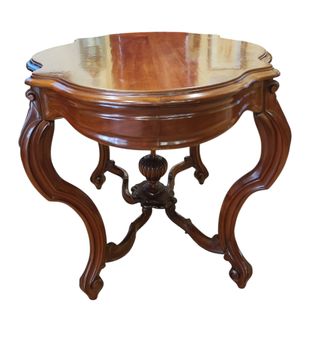 OFERTA. Mesa antigua de caoba. Mesa siglo XIX.