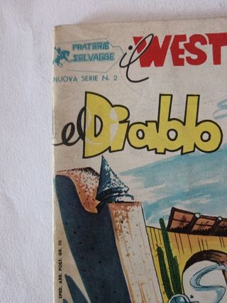 Fumetto WEST italiano raro vintage 