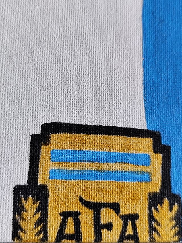 Cuadro Maradona Mundial Argentina