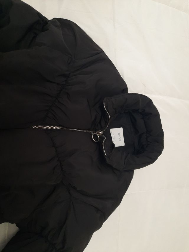Chaqueta de plumas negro Bershka M