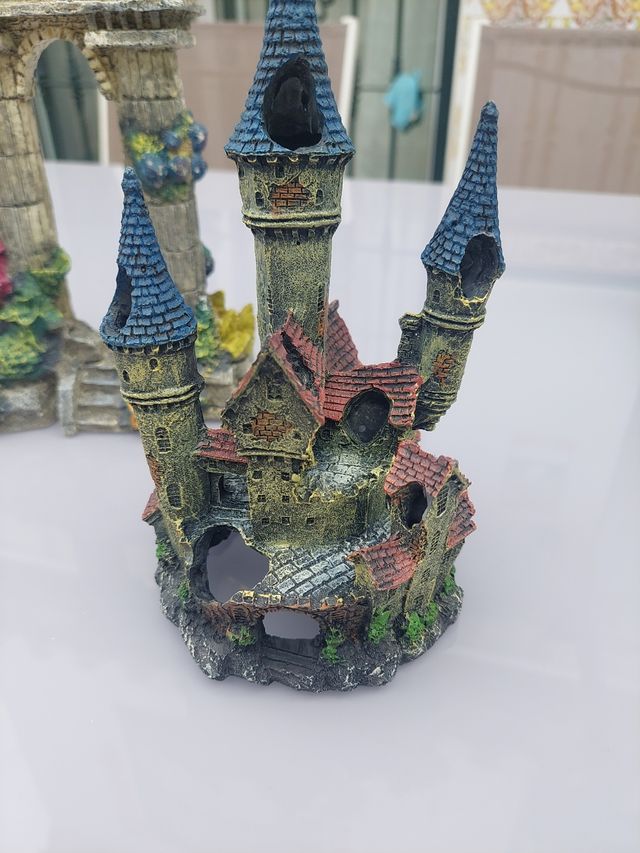 adornos acuario lote.