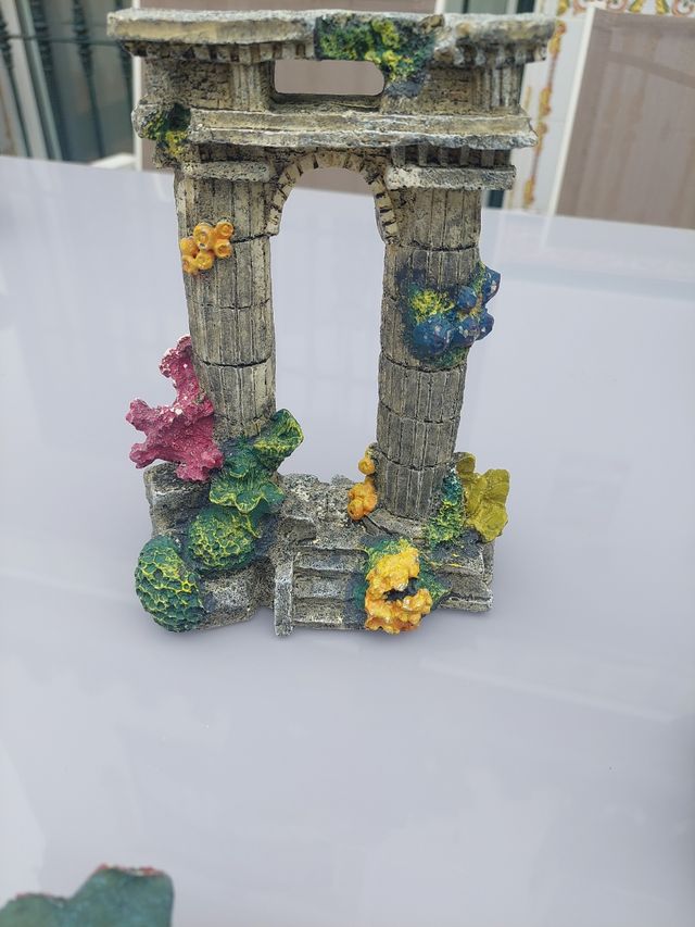 adornos acuario lote.