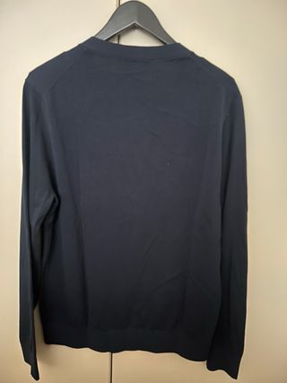 Chaqueta punto Purificación García azul marino