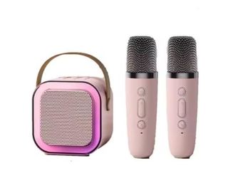 K12 Karaoke Portátil Altavoces Bluetooth 2 MIC