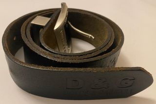cintura con fibia originale D&G nera