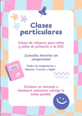 Clases particulares Getafe y zonas proximas 