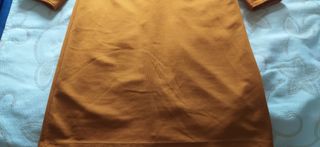 Vestido corto manga 3/4